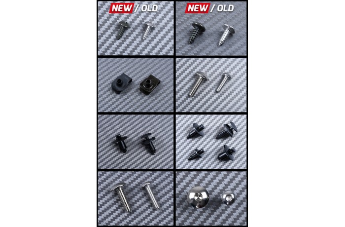 Kit de visserie AVDB spécifique pour carénages APRILIA RS 125 1996 - 2005