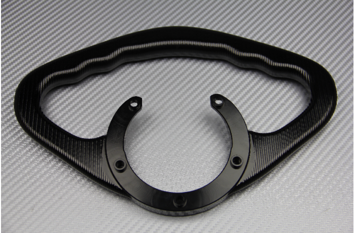 Anodized aluminum passenger hand grip YAMAHA Anodized aluminum passenger hand grip YAMAHA