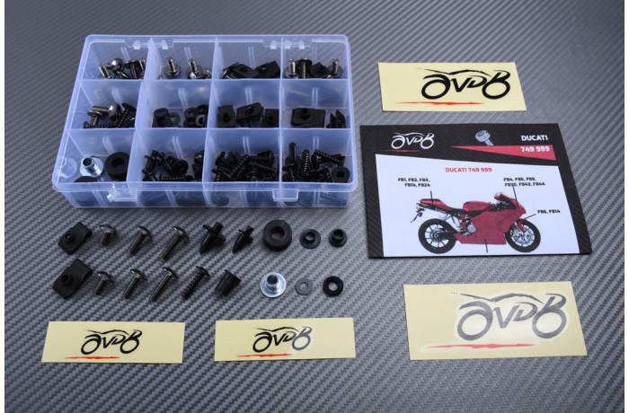 AVDB Specific Hardware / Complete Bolts & Screws Fairing Kit for DUCATI SBK 749 / 999 2003 - 2006 AVDB Specific Hardware / Complete Bolts & Screws Fairing Kit for DUCATI SBK 749 / 999 2003 - 2006