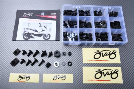 AVDB Specific Hardware / Complete Bolts & Screws Fairing Kit for HONDA PCX 125 / 150 2009 - 2014