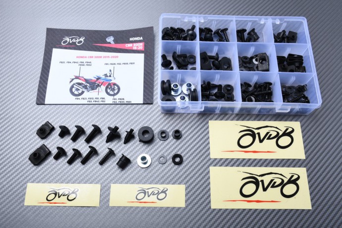 AVDB Specific Hardware / Complete Bolts & Screws Fairing Kit for HONDA CBR 300R 2014 - 2020