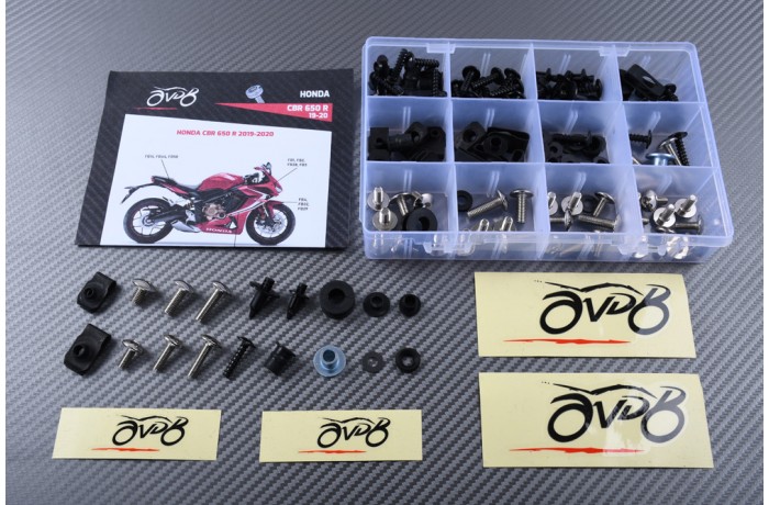 Kit de tornillos AVDB especifico para carenados HONDA CBR 650 R 2019 - 2024