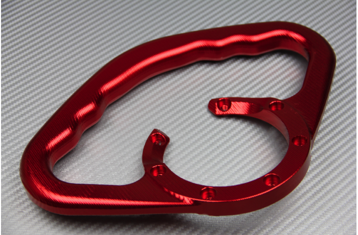 Anodized aluminum passenger hand grip HONDA Anodized aluminum passenger hand grip HONDA