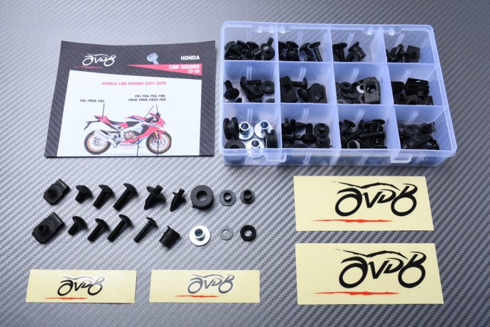 Kit de visserie AVDB spécifique pour carénages HONDA CBR 1000 RR / SP1 / SP2 2017 - 2019
