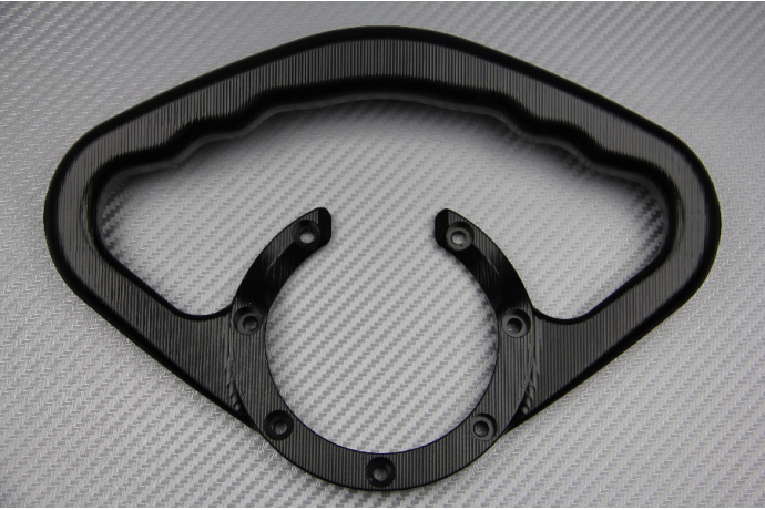 Anodized aluminum passenger hand grip HONDA