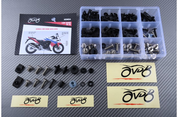 AVDB Specific Hardware / Complete Bolts & Screws Fairing Kit for HONDA CBR 500R 2013 - 2015