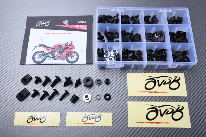 AVDB Specific Hardware / Complete Bolts & Screws Fairing Kit for AVDB HONDA CBR 650 F 2014 - 2019