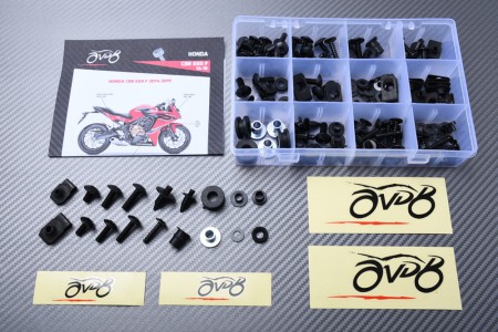 AVDB Specific Hardware / Complete Bolts & Screws Fairing Kit for AVDB HONDA CBR 650 F 2014 - 2019