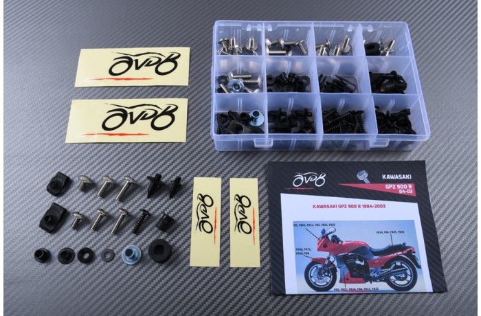 AVDB Specific Hardware / Complete Bolts & Screws Fairing Kit for KAWASAKI GPZ 900 1984 - 2003 AVDB Specific Hardware / Complete Bolts & Screws Fairing Kit for KAWASAKI GPZ 900 1984 - 2003
