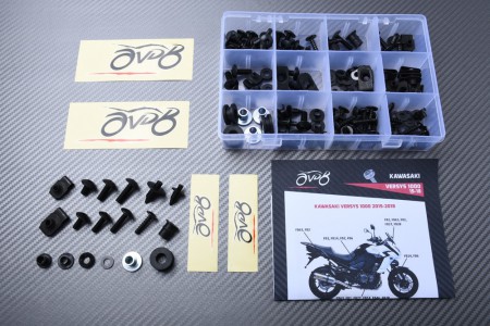 AVDB complementary Hardware / Bolts & Screws Kit for Fairing KAWASAKI VERSYS 1000 2015 - 2018