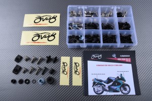 AVDB complementary Hardware / Bolts & Screws Kit for Fairing KAWASAKI ZZR 1100 / ZX11 1993 - 2001