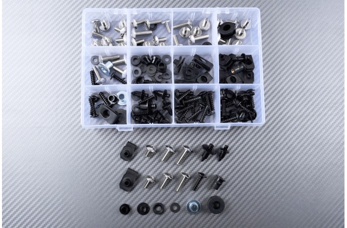 Kit de visserie AVDB spécifique pour carénages YAMAHA YZF R1 1998 - 2001