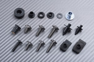 Kit de visserie AVDB spécifique pour carénages YAMAHA YZF R1 1998 - 2001 Kit de visserie AVDB spécifique pour carénages YAMAHA YZF R1 1998 - 2001