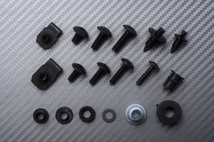 Kit de tornillos AVDB complementario para carenados KAWASAKI ZX6R 1998 - 2002 / ZZR 600 2005 - 2008 Kit de tornillos AVDB complementario para carenados KAWASAKI ZX6R 1998 - 2002 / ZZR 600 2005 - 2008