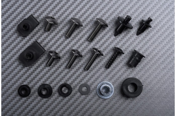 Kit de tornillos AVDB complementario para carenados KAWASAKI ZX6R 636 / ZX6RR 2005 - 2006 Kit de tornillos AVDB complementario para carenados KAWASAKI ZX6R 636 / ZX6RR 2005 - 2006