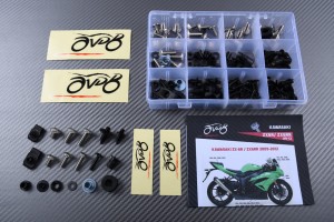 AVDB complementary Hardware / Bolts & Screws Kit for Fairing KAWASAKI ZX6R 2009 - 2012