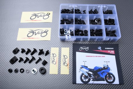 AVDB complementary Hardware / Bolts & Screws Kit for Fairing KAWASAKI ZX10R 2004 - 2005