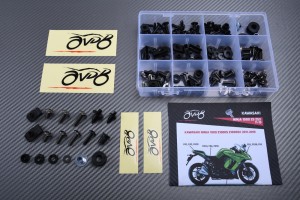 Kit de visserie AVDB spécifique pour carénages KAWASAKI Z1000SX / NINJA 1000SX  2011 - 2024