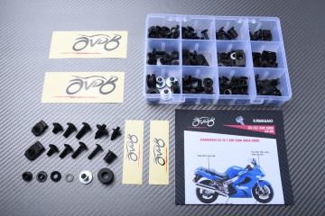 Kit de visserie AVDB spécifique pour carénages KAWASAKI ZZR 1200 / ZX12 2002 - 2005