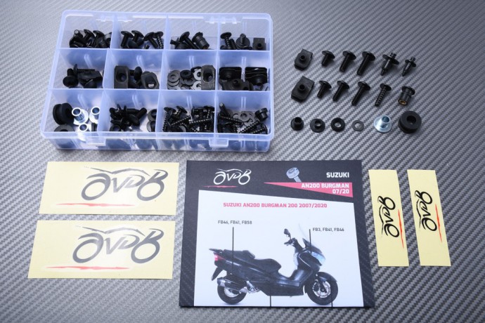 Kit viti complementare per Carena AVDB SUZUKI BURGMAN 125 / 200 2007 - 2020