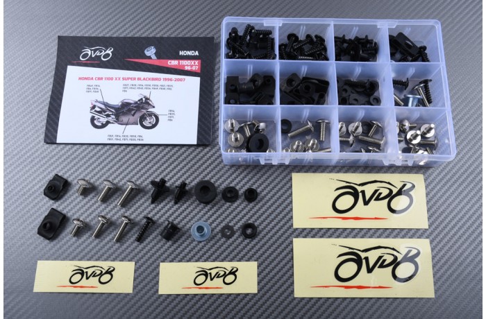 Kit de tornillos AVDB especifico para carenados HONDA CBR 1100 XX 1997 - 2007