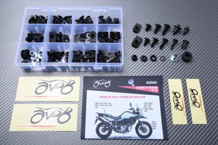 AVDB complementary Hardware / Bolts & Screws Kit for Fairing SUZUKI VSTROM 650 DL650 2012 - 2016