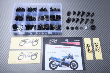 AVDB complementary Hardware / Bolts & Screws Kit for Fairing SUZUKI GSXR 750 1985 - 1987