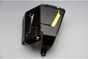 Protector aluminio depósito expansión YAMAHA MT07 XSR & TRACER 700 Protector aluminio depósito expansión YAMAHA MT07 XSR & TRACER 700