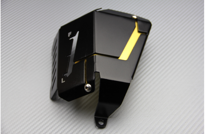 Protector aluminio depósito expansión YAMAHA MT07 XSR & TRACER 700 Protector aluminio depósito expansión YAMAHA MT07 XSR & TRACER 700