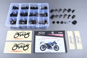 Kit de visserie AVDB spécifique pour carénages SUZUKI GSXR 600 / 750 2006 - 2007