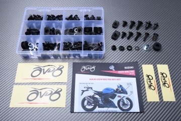 Kit de visserie AVDB spécifique pour carénages SUZUKI GSXR 600 / 750 2011 - 2017