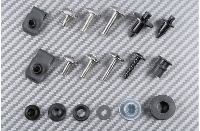 Kit de visserie AVDB spécifique pour carénages SUZUKI SV SVS 650 / 1000 2003 - 2010 Kit de visserie AVDB spécifique pour carénages SUZUKI SV SVS 650 / 1000 2003 - 2010