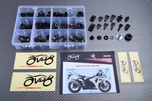 Kit de visserie AVDB spécifique pour carénages SUZUKI GSXR 1000 2009 - 2016