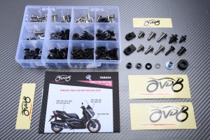 Kit de visserie AVDB spécifique pour carénages YAMAHA XMAX 125 250 400 2014 - 2021