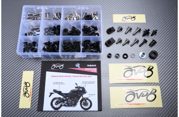 AVDB complementary Hardware / Bolts & Screws Kit for Fairing YAMAHA MT09 TRACER / TRACER 900 2014 - 2020