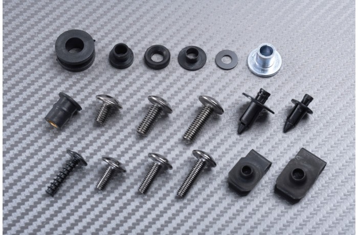 Kit de visserie AVDB spécifique pour carénages YAMAHA TDM 900 2002 - 2014 Kit de visserie AVDB spécifique pour carénages YAMAHA TDM 900 2002 - 2014
