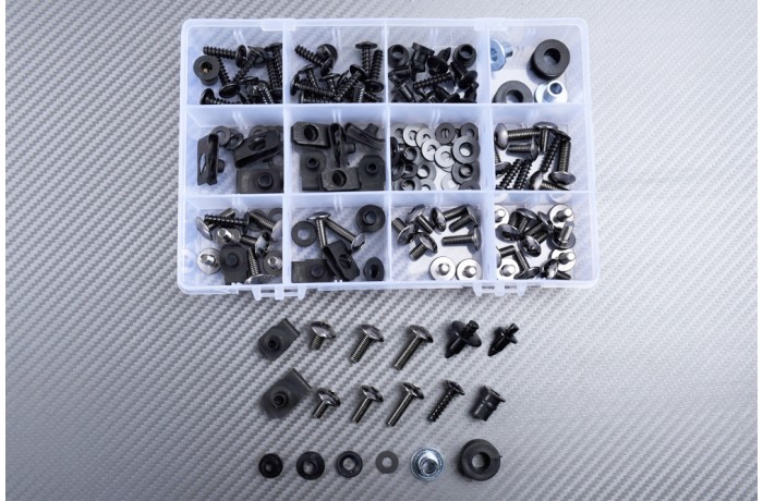 Kit de tornillos AVDB complementario para carenados YAMAHA YZF R1 CROSSPLANE 2009 - 2014 Kit de tornillos AVDB complementario para carenados YAMAHA YZF R1 CROSSPLANE 2009 - 2014