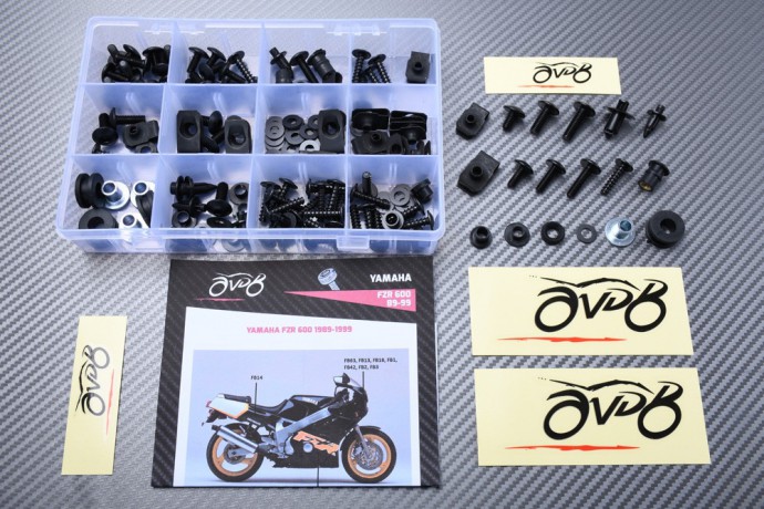 AVDB complementary Hardware / Bolts & Screws Kit for Fairing YAMAHA FZR 600 1989 - 1999 AVDB complementary Hardware / Bolts & Screws Kit for Fairing YAMAHA FZR 600 1989 - 1999