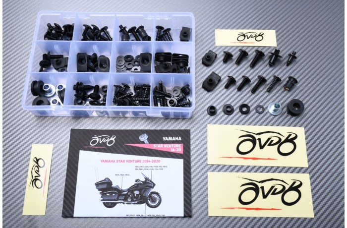 Spezifischer Schraubensatz AVDB für Verkleidungen YAMAHA STAR VENTURE 1800 2014 - 2020 Spezifischer Schraubensatz AVDB für Verkleidungen YAMAHA STAR VENTURE 1800 2014 - 2020