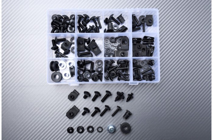 Kit de visserie AVDB spécifique pour carénages YAMAHA STAR VENTURE 1800 2014 - 2020 Kit de visserie AVDB spécifique pour carénages YAMAHA STAR VENTURE 1800 2014 - 2020