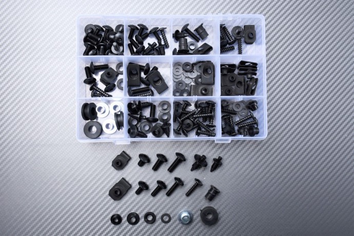 Kit de visserie AVDB spécifique pour carénages YAMAHA FZ6 / FAZER 600 2004 - 2015 Kit de visserie AVDB spécifique pour carénages YAMAHA FZ6 / FAZER 600 2004 - 2015