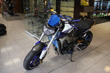 Bulle en aluminium anodisé YAMAHA MT09 2013 - 2016