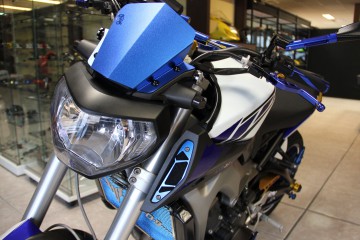 Bulle en aluminium anodisé YAMAHA MT09 2013 - 2016