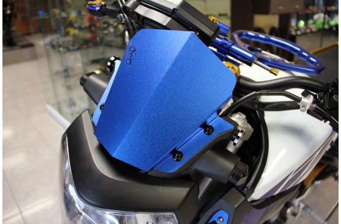 Bulle en aluminium anodisé YAMAHA MT09 2013 - 2016