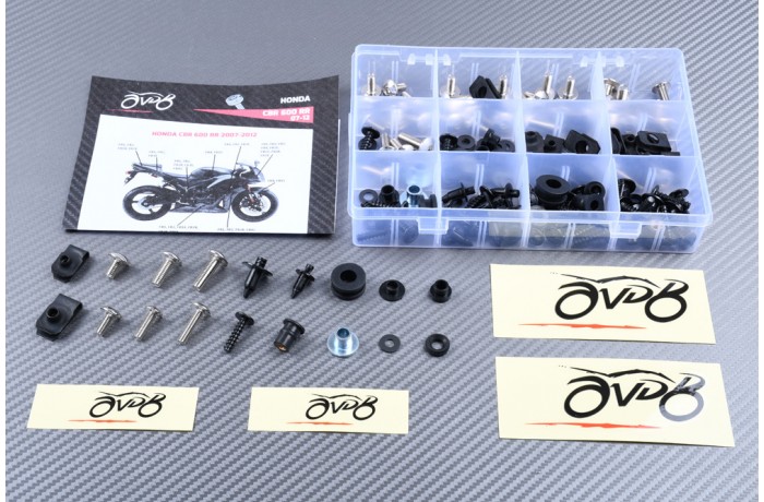 AVDB Specific Hardware / Complete Bolts & Screws Fairing Kit for HONDA CBR 600 RR 2007 - 2012 AVDB Specific Hardware / Complete Bolts & Screws Fairing Kit for HONDA CBR 600 RR 2007 - 2012