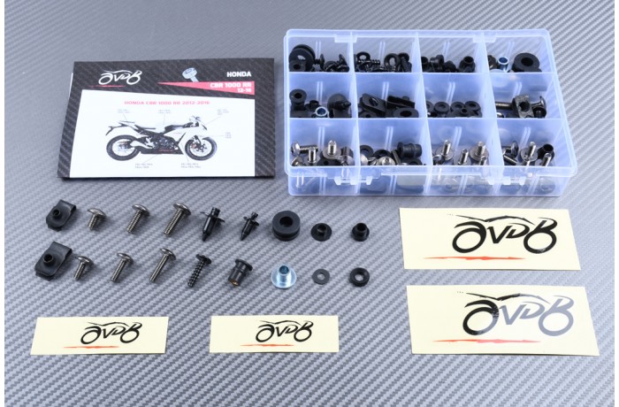 AVDB complementary Hardware / Bolts & Screws Kit for Fairing HONDA CBR 1000 RR 2012 - 2016 AVDB complementary Hardware / Bolts & Screws Kit for Fairing HONDA CBR 1000 RR 2012 - 2016