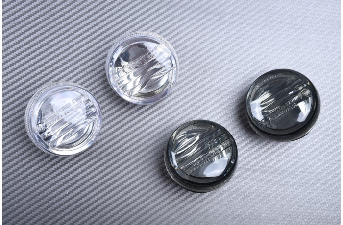Pair of Front Turn Signals Lenses SUZUKI INTRUDER 800 1500 1600 1800 VOLUSIA MARAUDER BOULEVARD 2001 - 2018 2001 - 2011