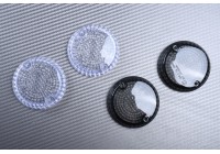 Paire de caches clignotants avant KAWASAKI ZEPHYR  / ELIMINATOR  / VULCAN VN / W650 / W800 / EN500 / LTD 450