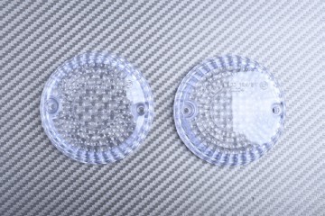 Pair of Front Turn Signals Lenses KAWASAKI ZEPHYR  / ELIMINATOR  / VULCAN VN / W650 / W800 / EN500 / LTD 450