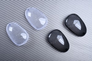Paire de caches clignotants avant APRILIA / TRIUMPH / MOTO GUZZI / PIAGGIO